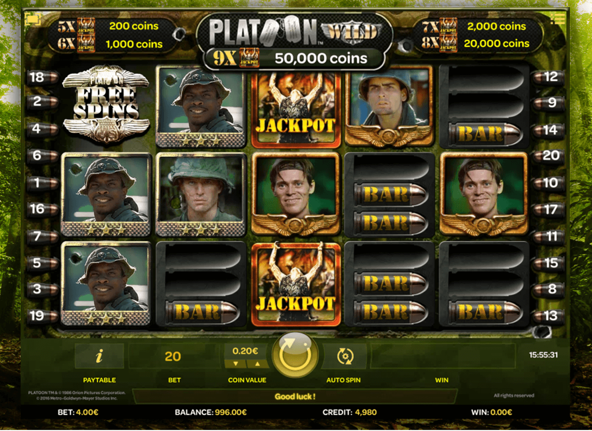 platoon wild isoftbet