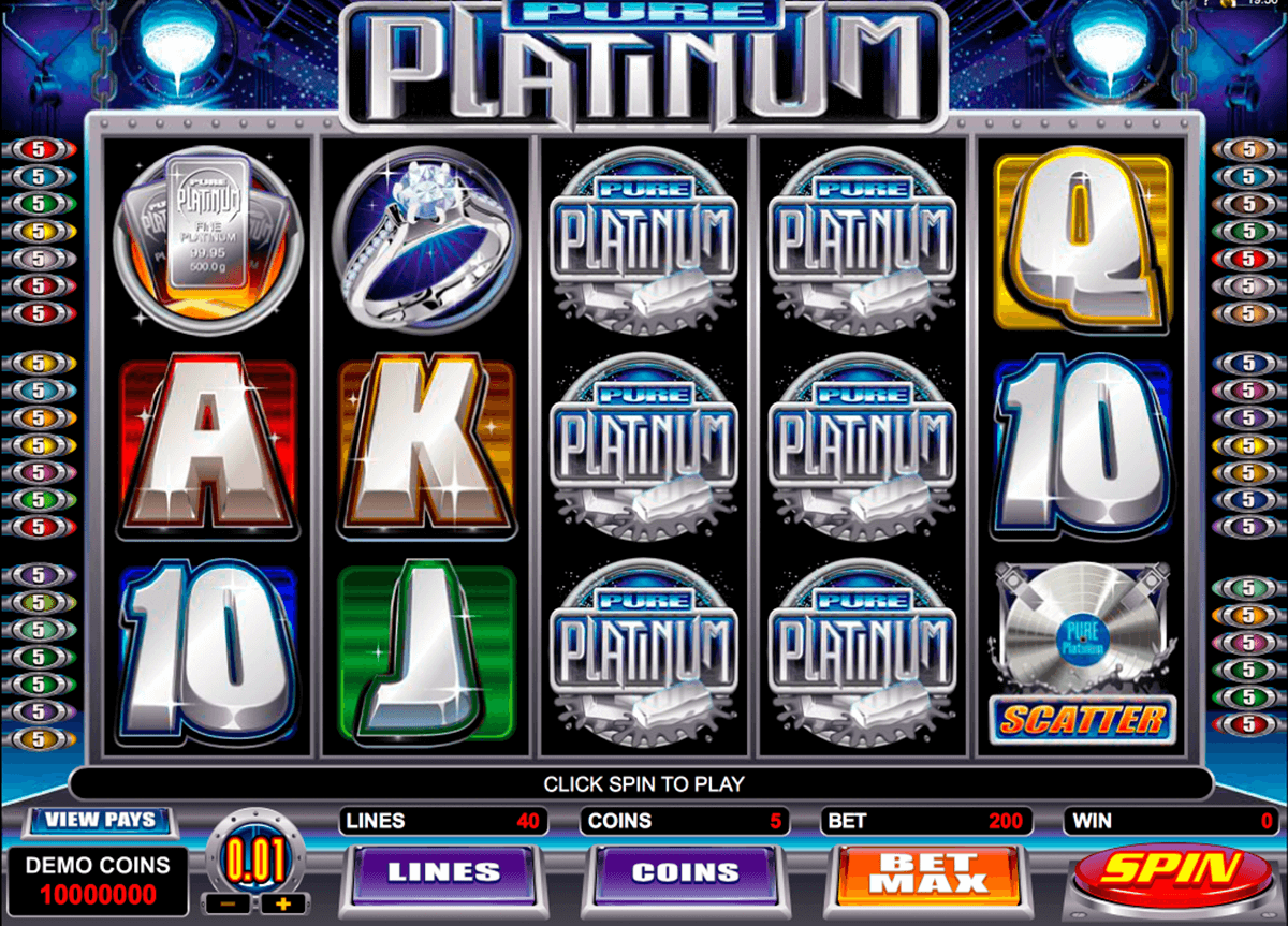 pure platinum microgaming