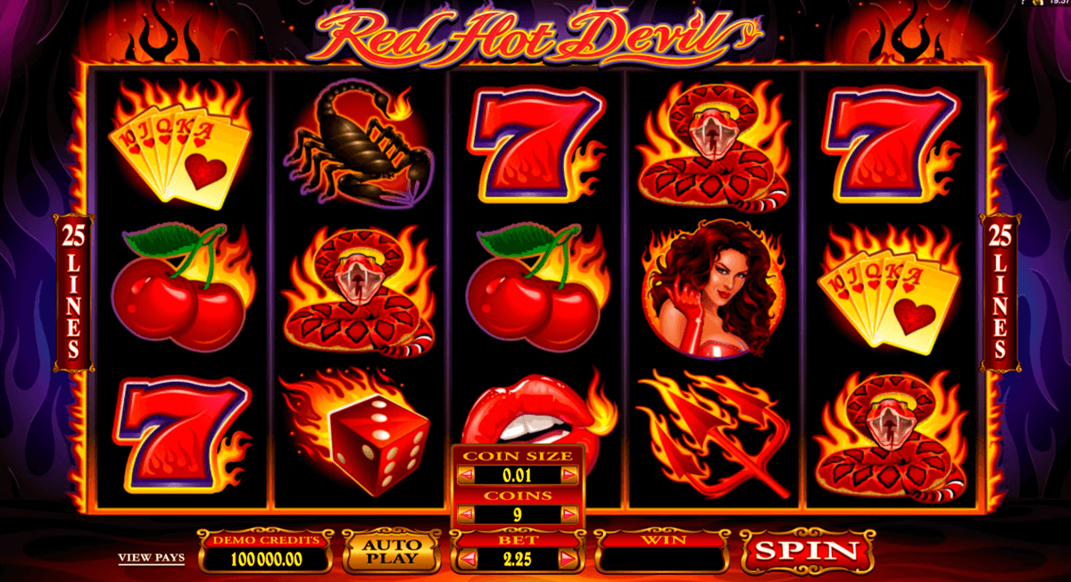 red hot devil microgaming