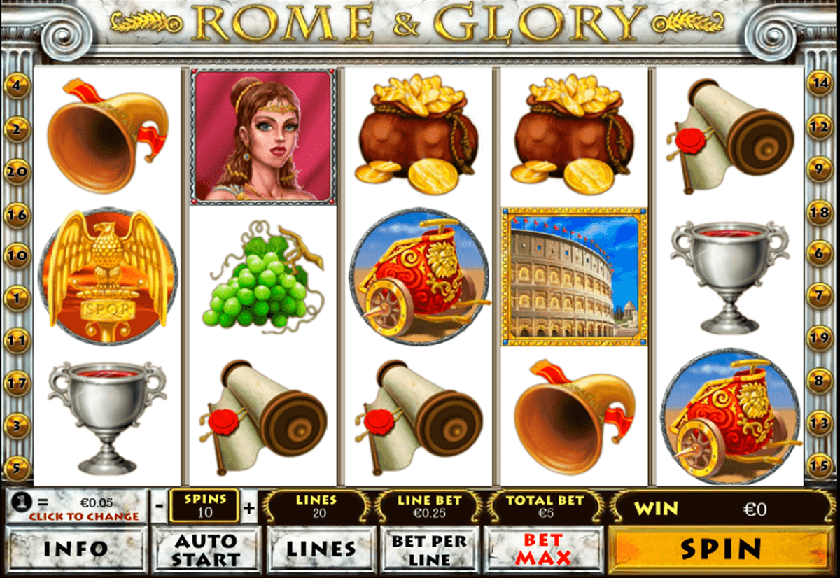 rome and glory playtech 