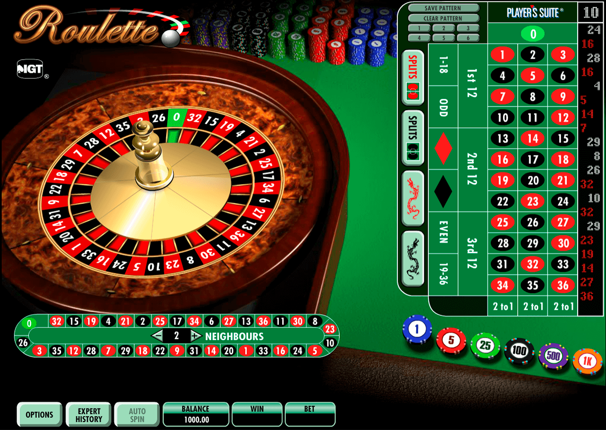 roulette igt