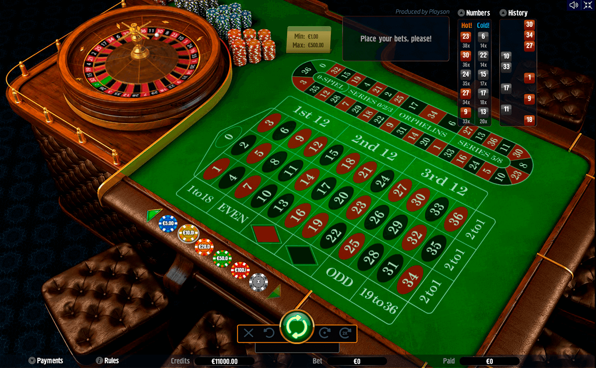 roulette with track playson 