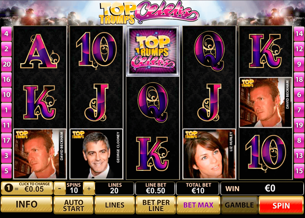 top trumps celebs playtech